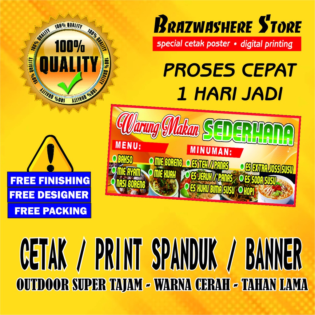 Jual Cetak Spandukmmt Banner Murah 1 Hari Bisa Jadi Free Desain Shopee Indonesia 4890