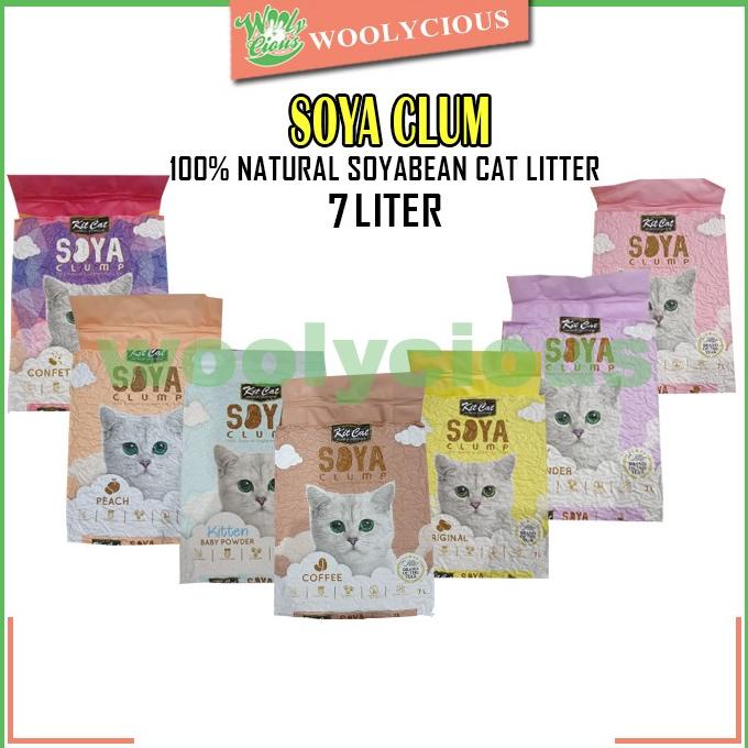 Jual KitCat Soya Clump Cat Litter 7 Liter Pasir Kucing Kit Cat Tofu