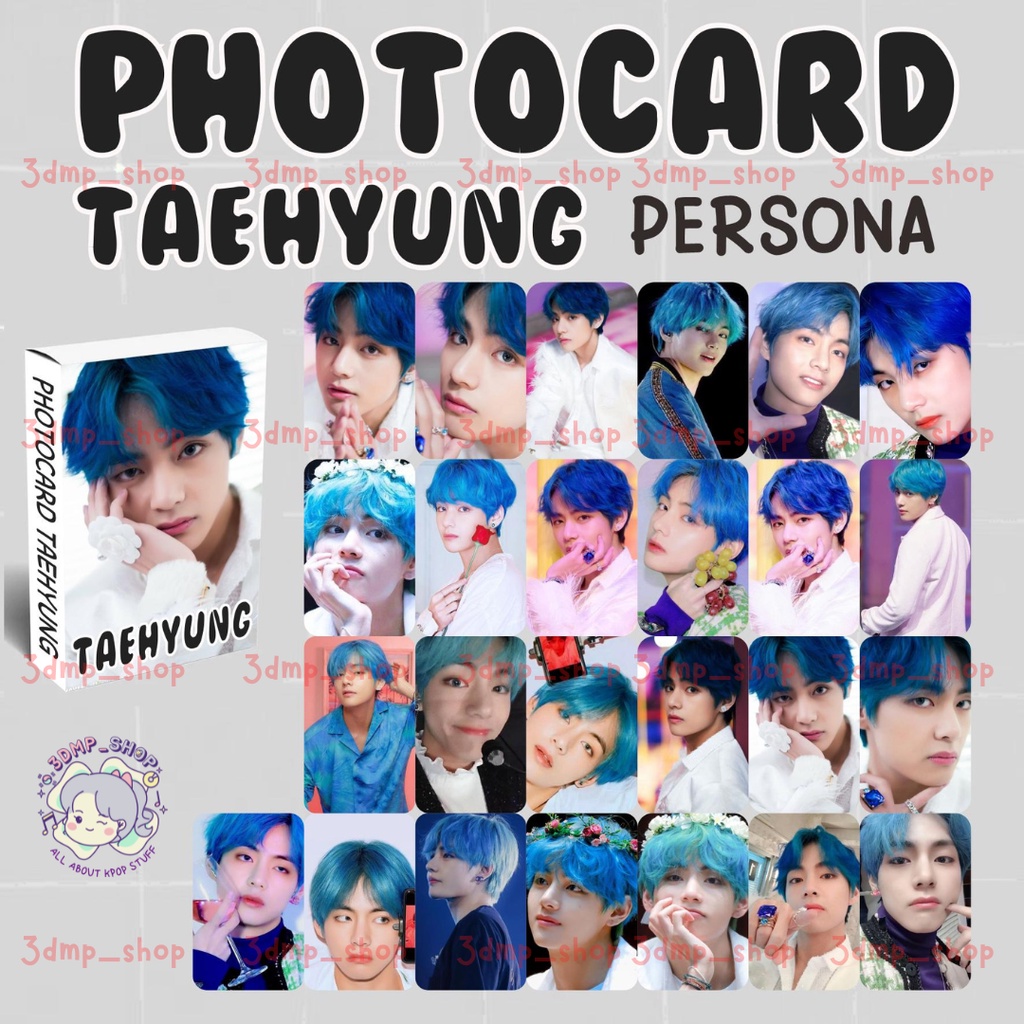 Jual 25 Lembar Lomocard Lomo Photo Card Kartu Photocard Bts Member Proof V Taehyung Jungkook 7395