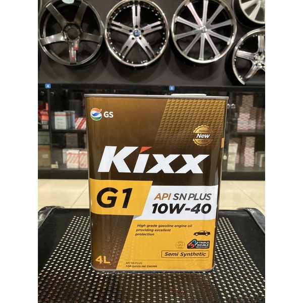 Jual Oli Kixx G1 Sae 10W-40 Api SN Plus Kemasan Galon (4 Liter ...