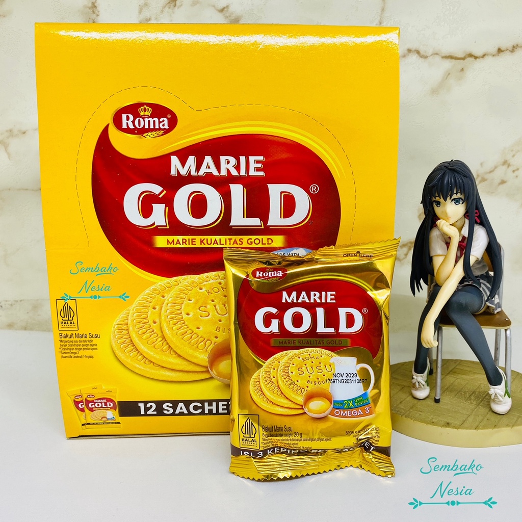 Jual Roma Marie Gold 20gr x 12pcs | Shopee Indonesia