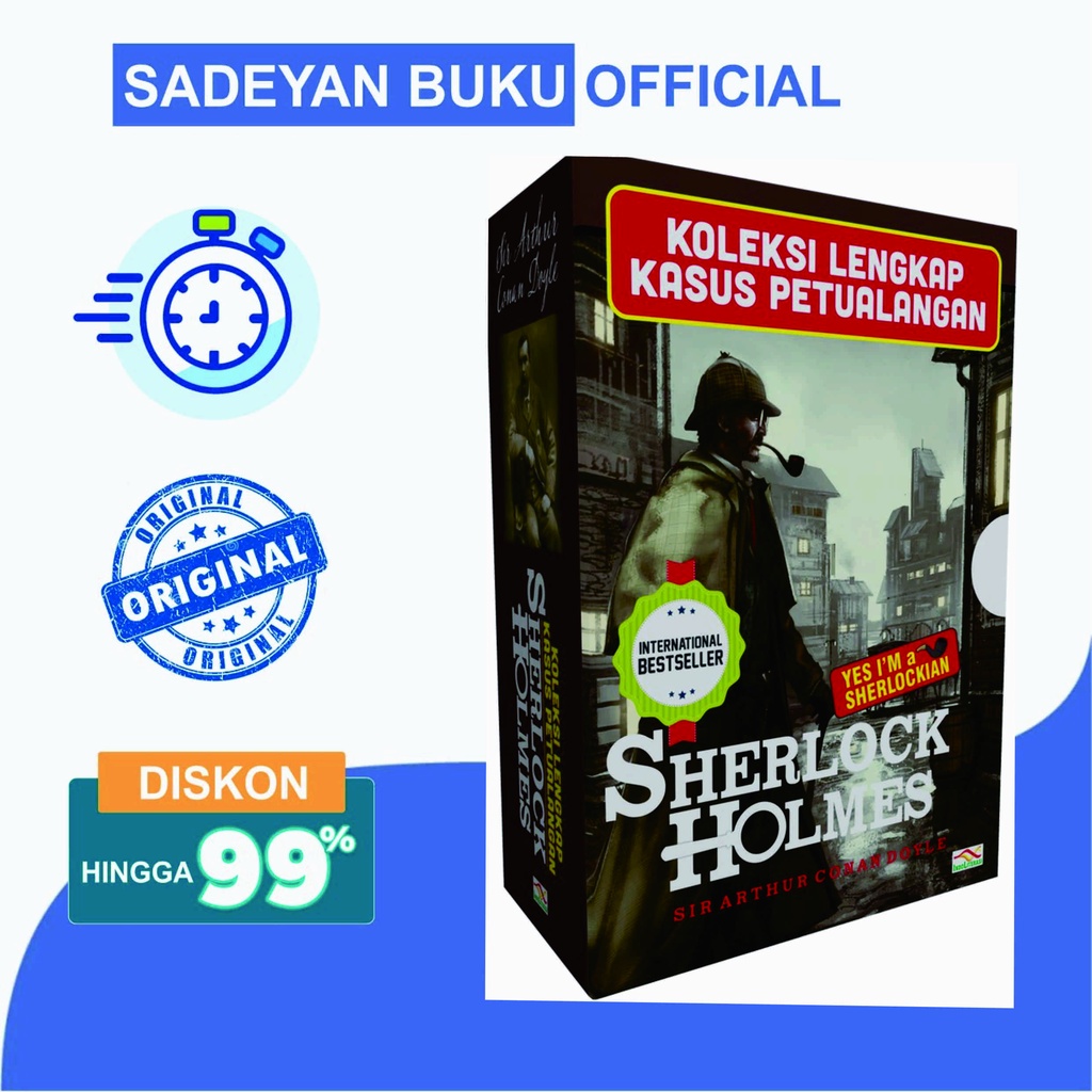 Jual Koleksi Lengkap Kasus Petualangan Sherlock Holmes (4 Buku ...