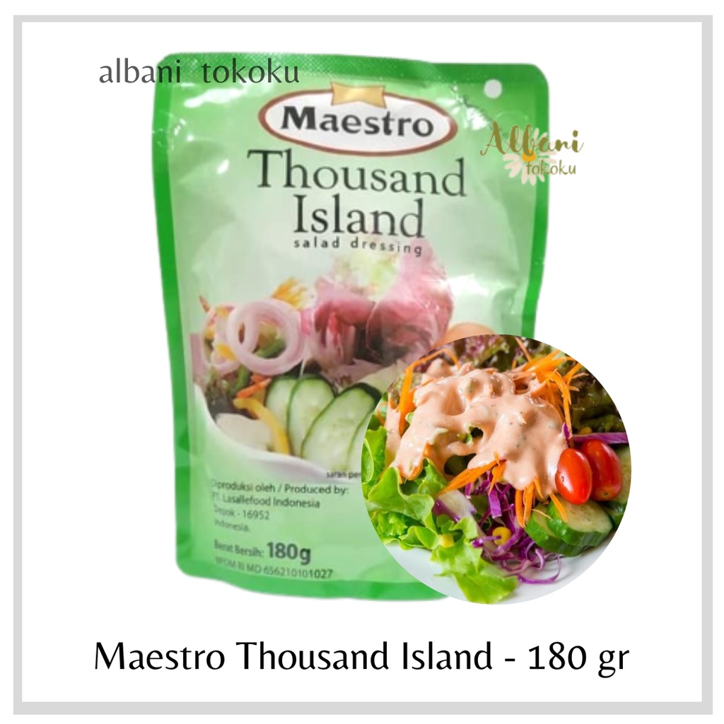 Jual Maestro Thousand Island Salad Dressing 180 gr - Thousand Island