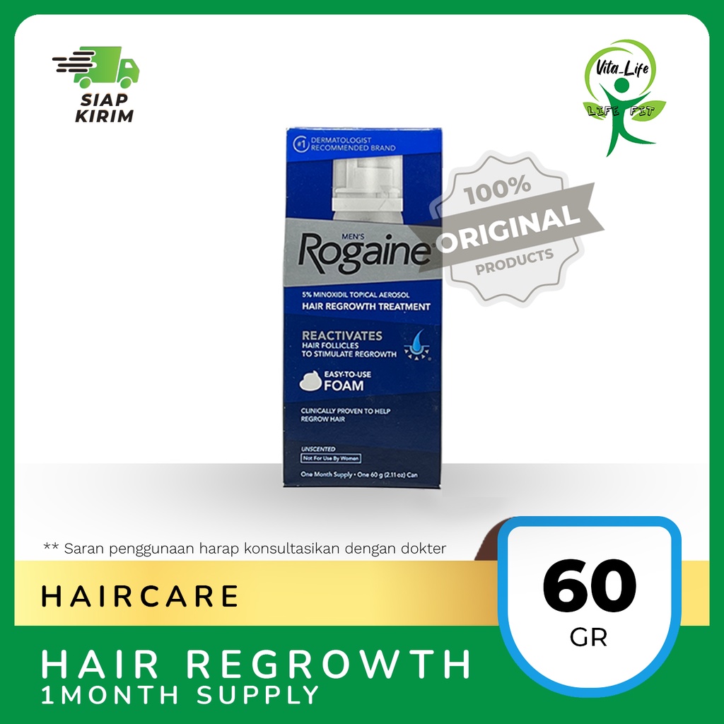 Jual Men’s Rogaine 5% Minoxidil Unscented FM | Shopee Indonesia