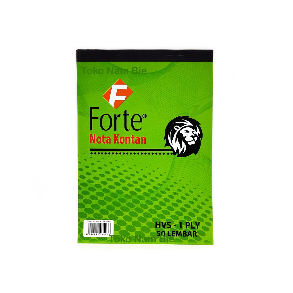 Jual Buku Nota Kontan 1 ply / 1 rangkap Kecil FORTE | Shopee Indonesia