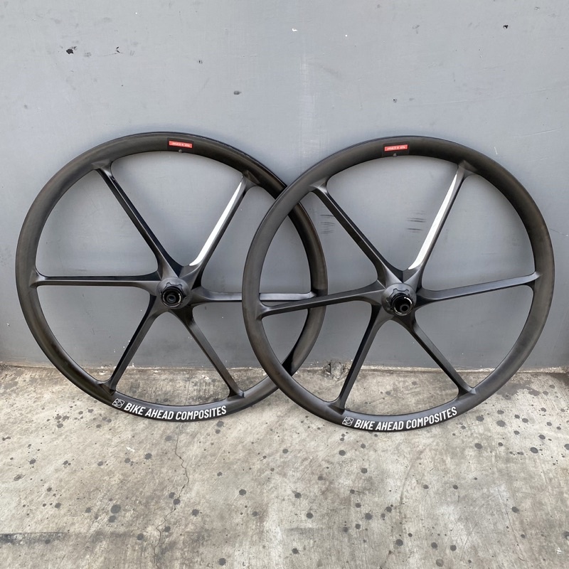 Jual Wheelset BIKE AHEAD Composites Biturbo Carbon Roadbike RB Sepeda