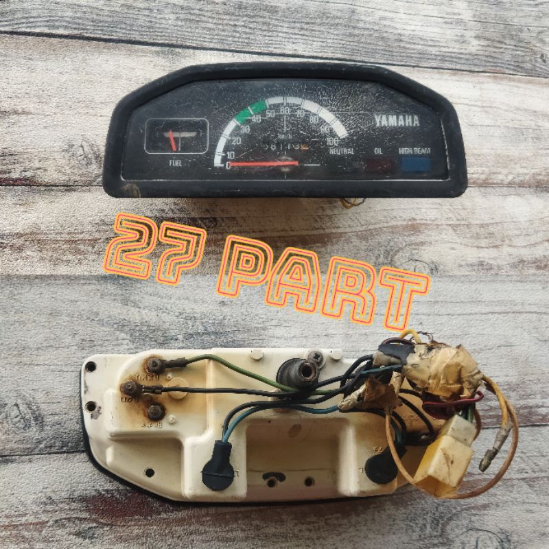 Jual speedometer yamaha v80 robot super deluxe original pungsi | Shopee ...