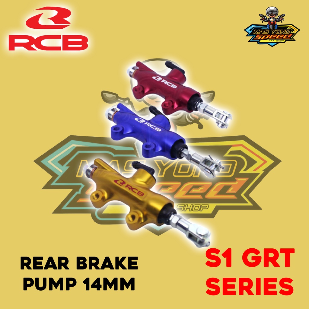 Jual RCB Racing Boy Rear Brake Pump Master Rem Belakang Tipe S1 GRT ...