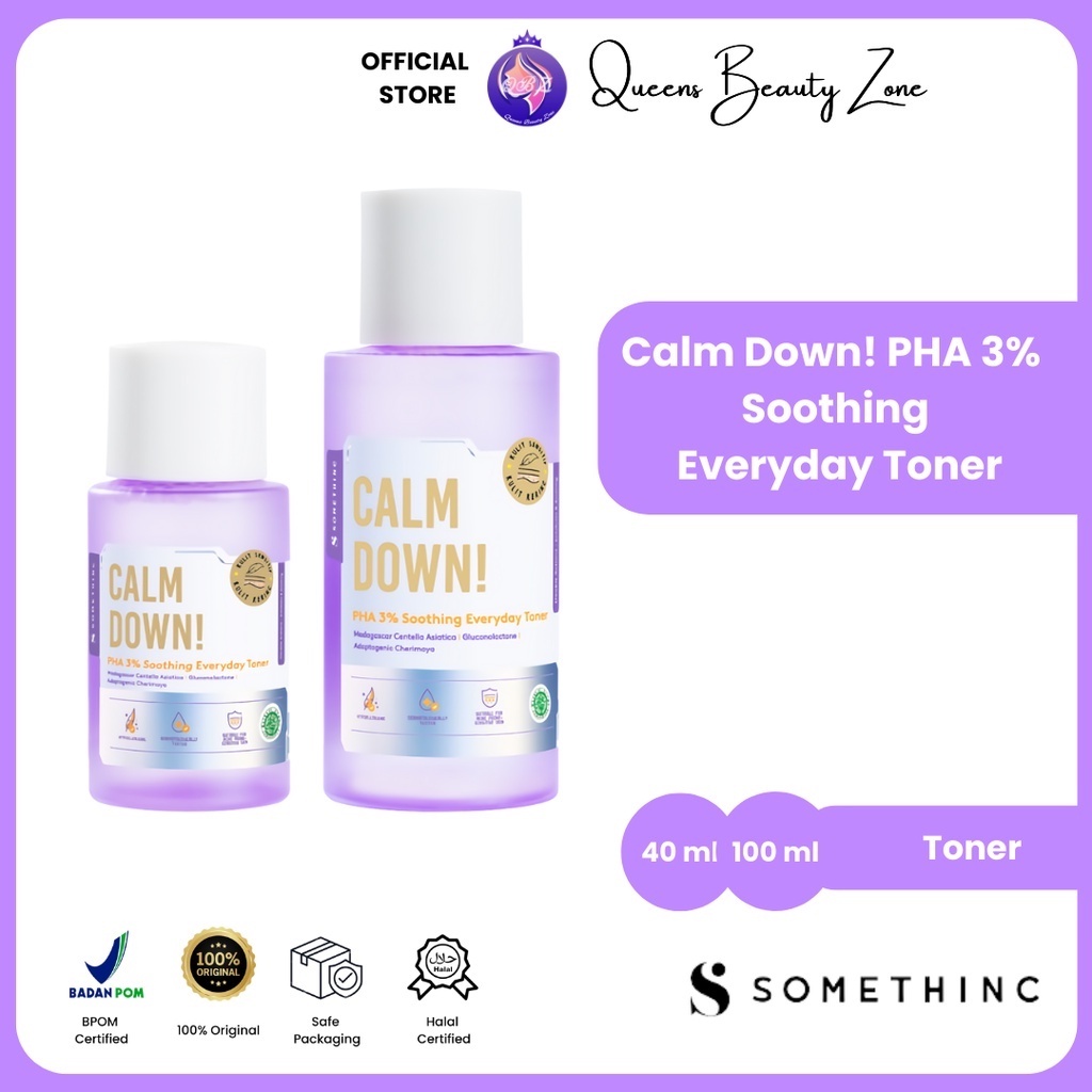 Jual somethinc calm down pha3 sooting everyday toner shopee indonesia