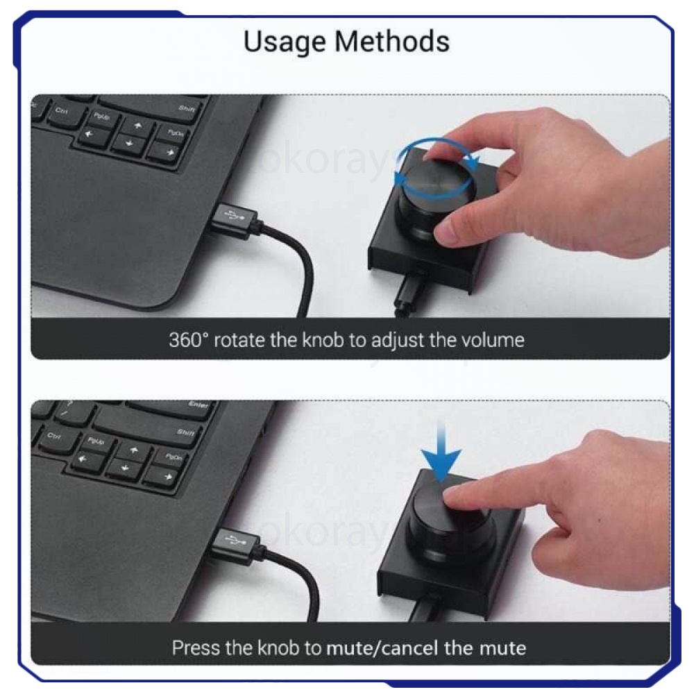 Jual Computer Volume Digital Line Control PC Speaker USB Plug - CTM0370 ...