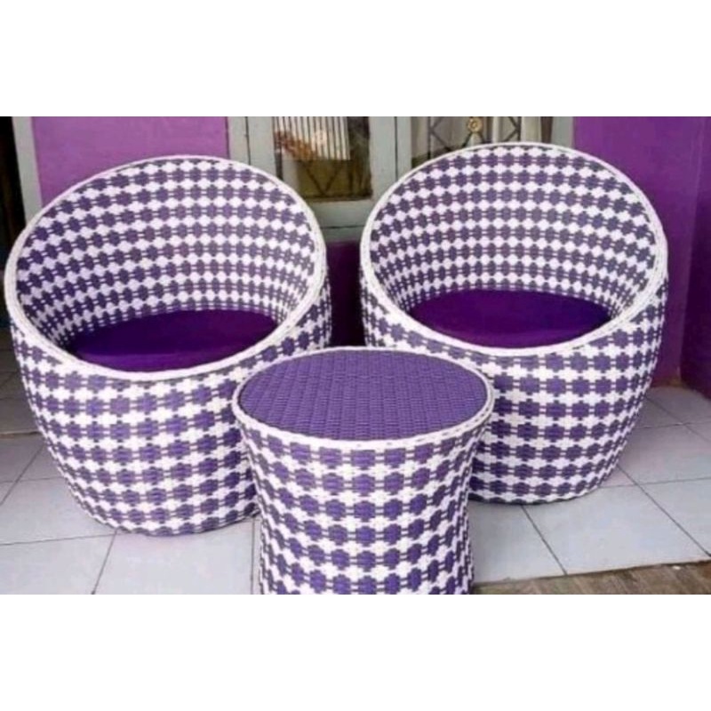 Jual Kursi Teras Gentong Putri Rattan Sintetis Shopee Indonesia