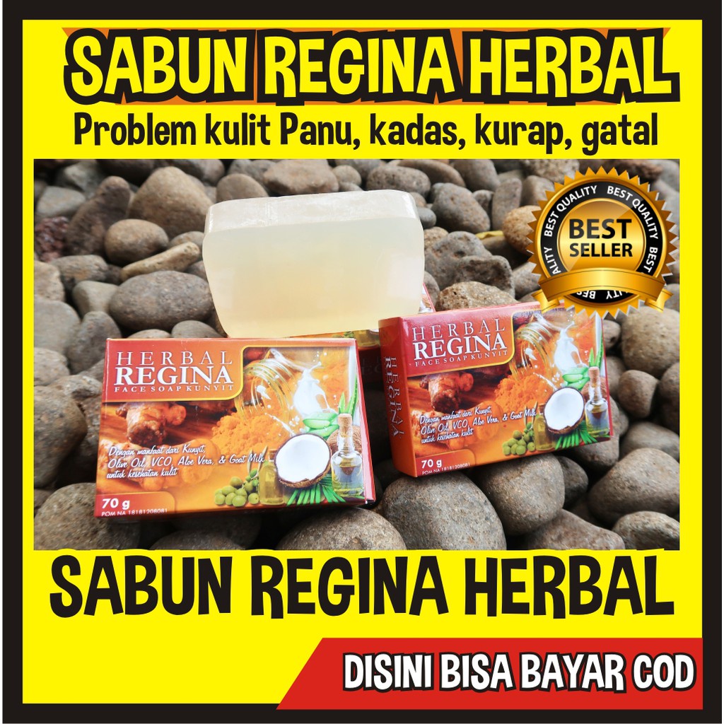 Jual Sabun Herbal Regina Penghilang panu, jamur kulit, panau, tinea