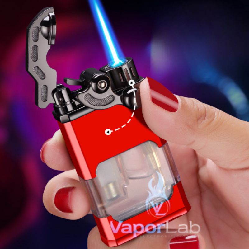 Jual korek api gas bara las vintage jet torch transparant rocker ...