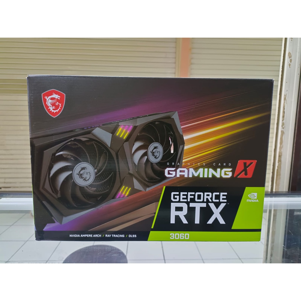 Jual VGA NVIDA Geforce MSI RTX 3060 GAMING X 12 GB DDR6 - Second ...