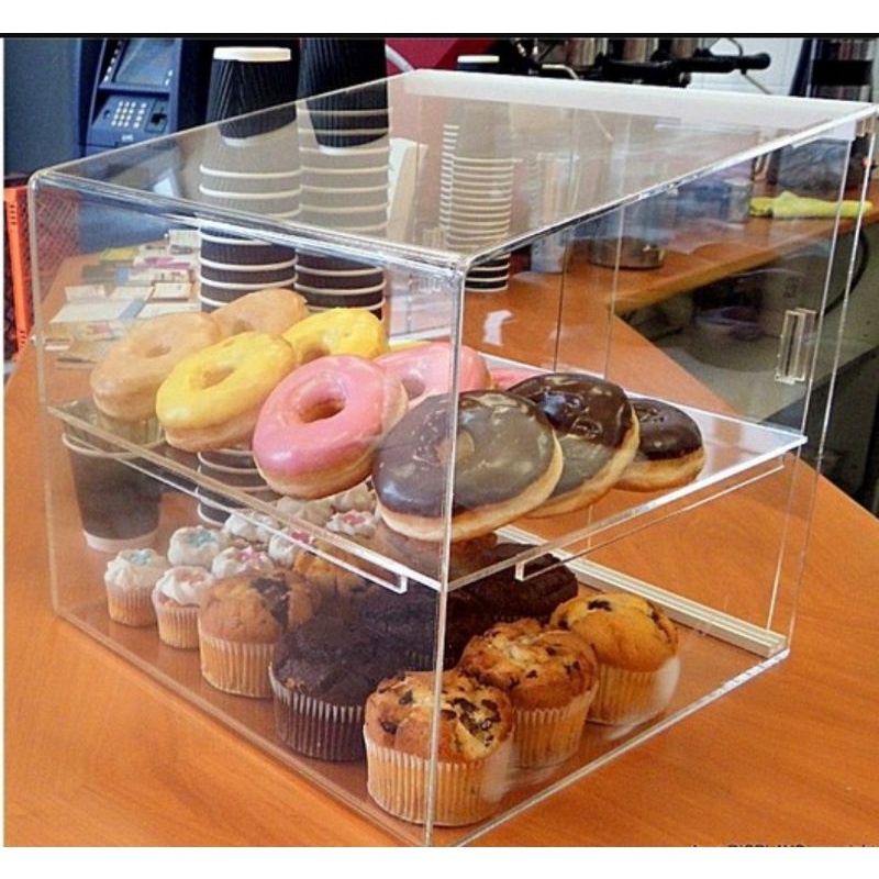Jual Kabinet Display Kue Akrilik/Donat/Muffin | Shopee Indonesia