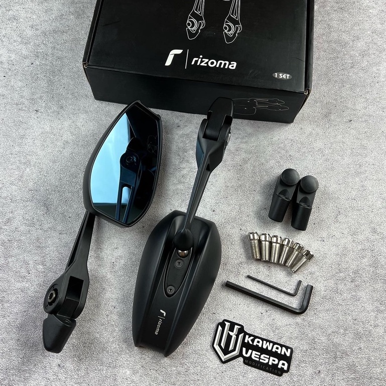 Jual Spion Rizoma FP 1 Black Universal - Vespa Modern | Shopee Indonesia