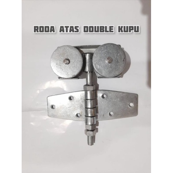 Jual Roda Atas Doble Kupu Pintu Sliding Garasi Rel Handerson | Shopee ...