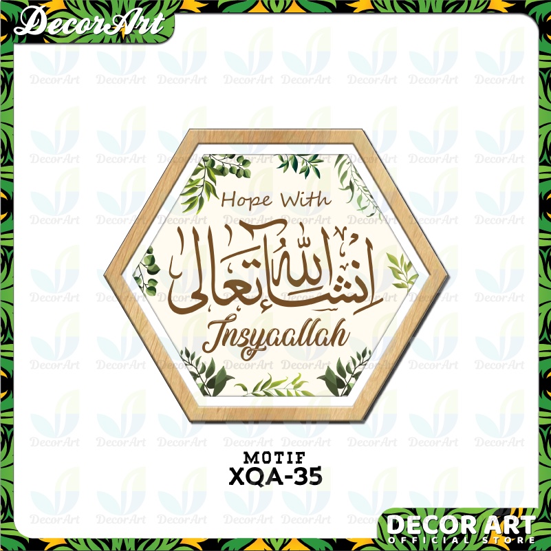 Jual Decorart Dekorasi Hiasan Dinding Segi 6 Hexagonal Tema Motivasi