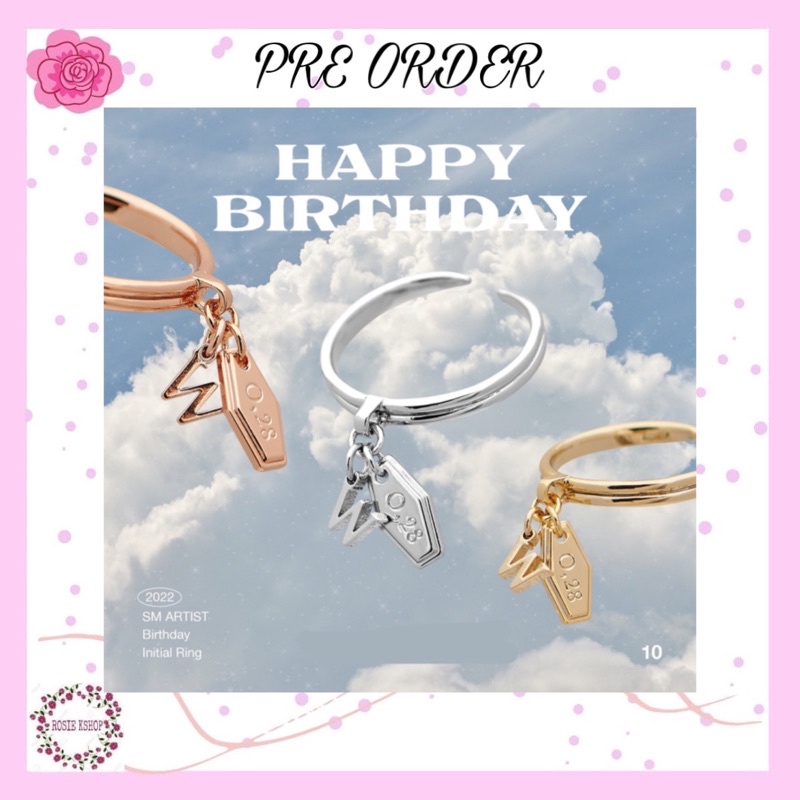 Jual (HANYA DP) ARTIST BIRTHDAY INITIAL RING SM(BACA CAPTION) | Shopee ...