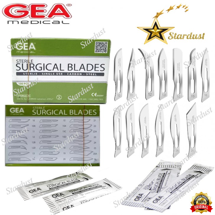 Jual Ecer Gea Blades Surgical Blades Mata Pisau Bedah Pisau