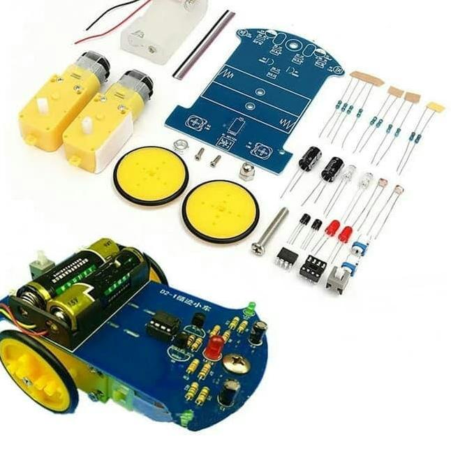 Jual Kit DIY Robot Line / robot line follower line tracer Analog ...