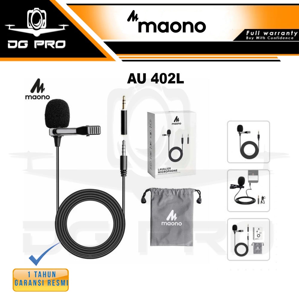 Jual Maono Au L Clip On Lavalier Microphone Shopee Indonesia