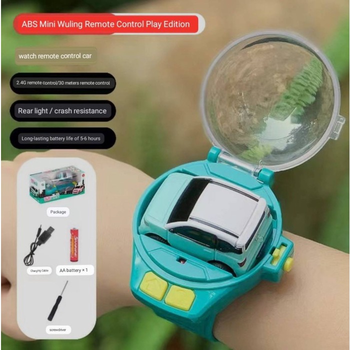Jual Mobil Remote control jam tangan RC watch wuling mini ev miniatur ...