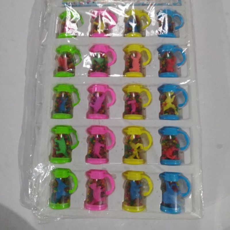 Jual Bola Air dan Hewan dalam Gelas || Mainan Rendam || Water Beard ...