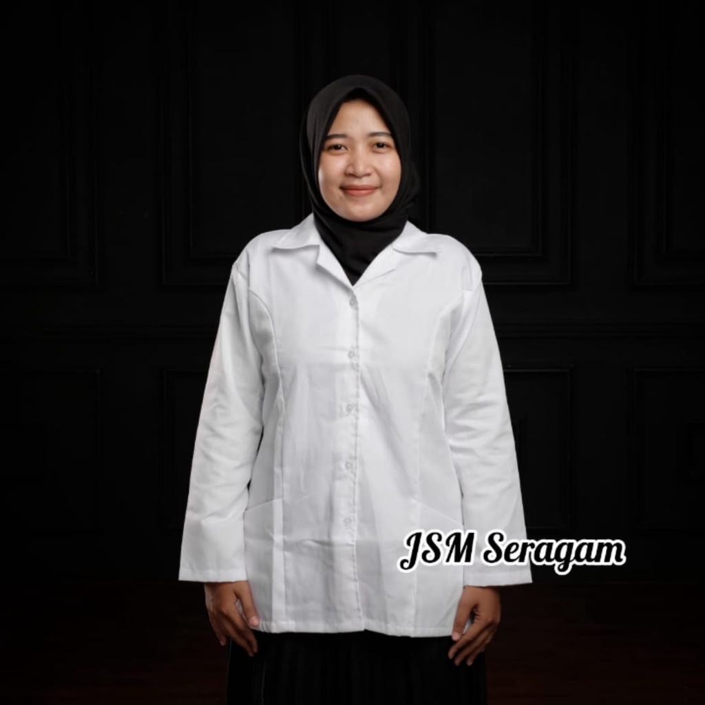 Jual Baju Dinas Putih Guru Wanita Seragam PNS/ASN Baju PPL Seragam