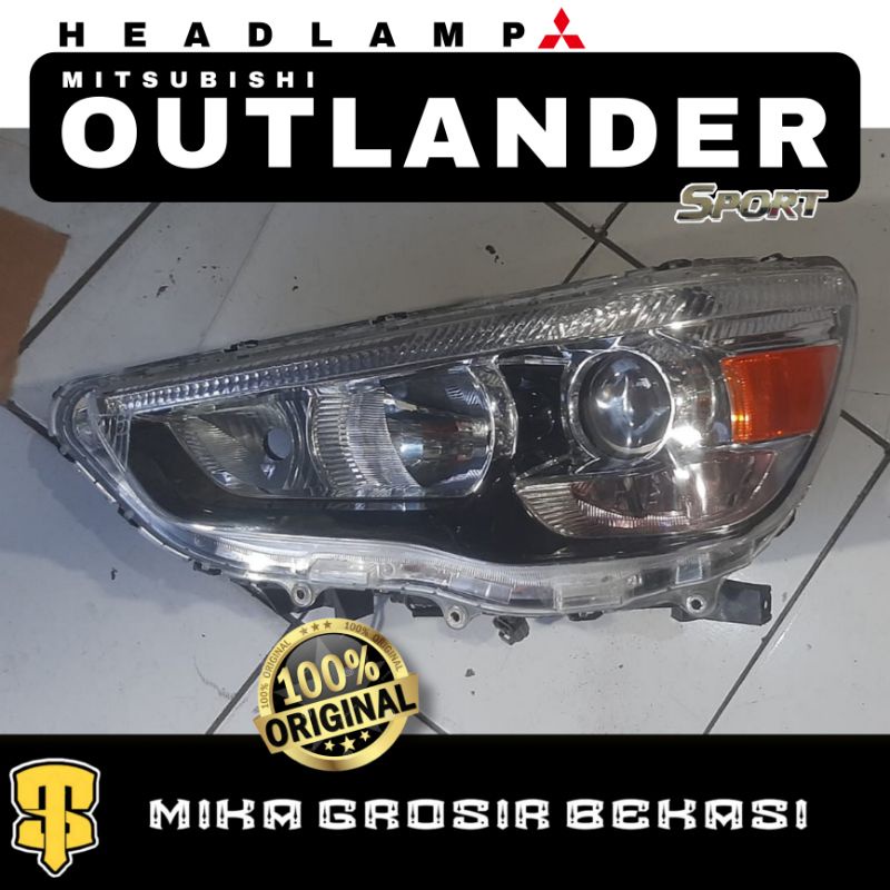 Jual Lampu Depan Headlamp Mitsubishi Outlander Sport Tipe Px Hid Kiri Shopee Indonesia