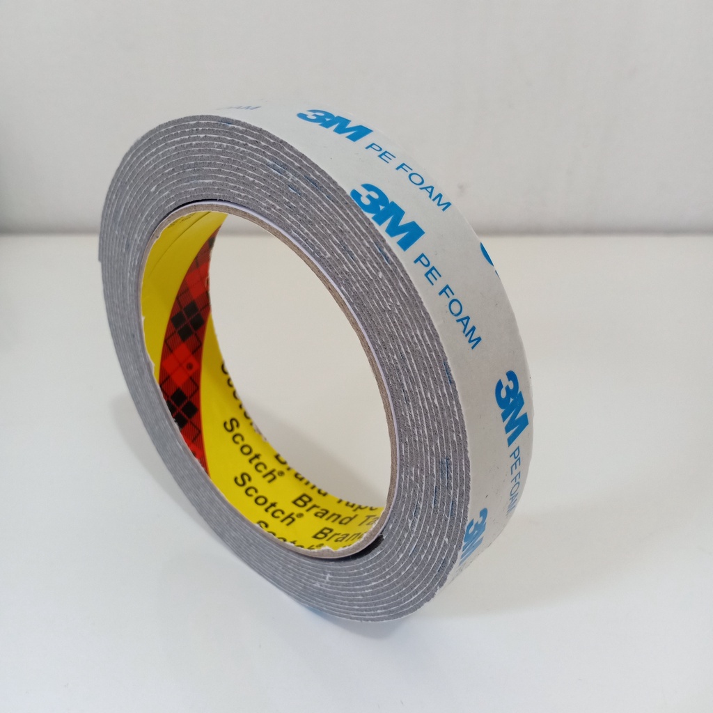 Jual Double tape 3m Original 2cm x 4.5M Foam Putih | Shopee Indonesia