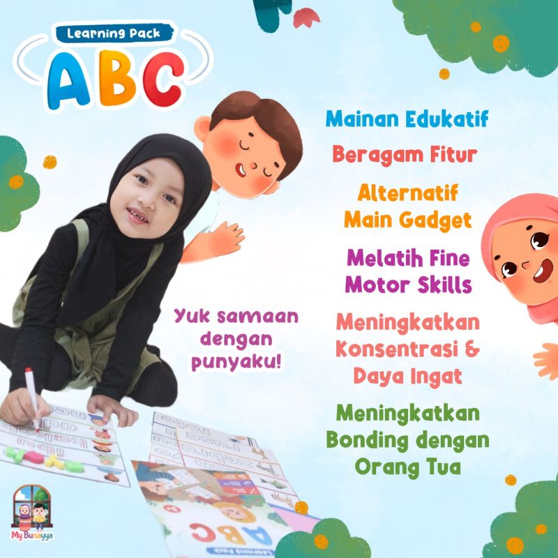 Jual ABC Learning Pack• Bermain Huruf susun kata | Shopee Indonesia