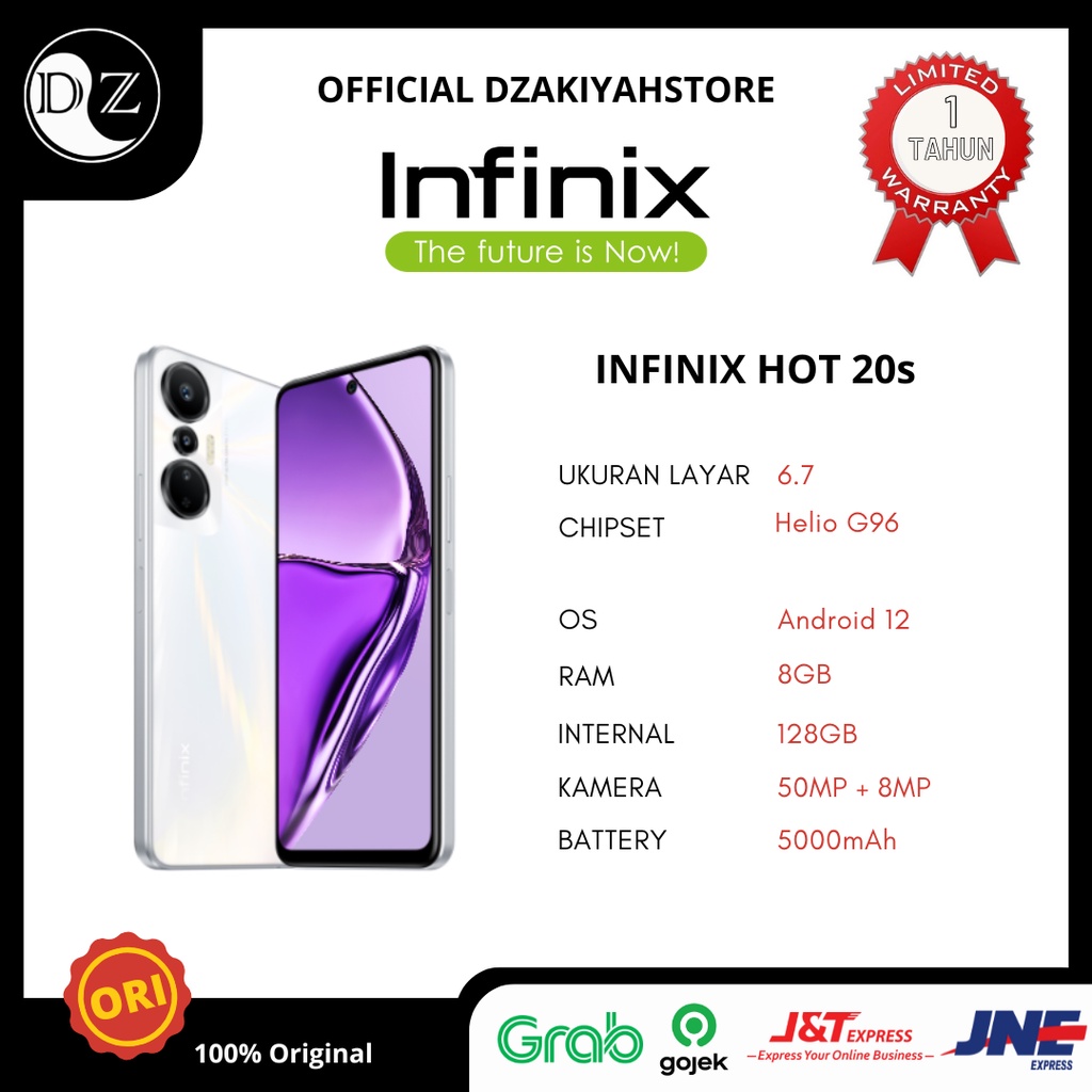 Jual Infinix Hot 20s 8/128gb NEW RESMI | Shopee Indonesia