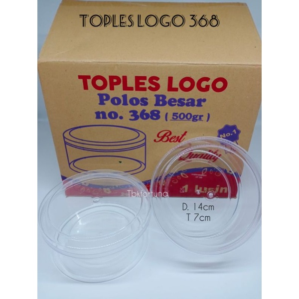 Jual Toples Logo 368 Bulat 500gr (1pcs) Shopee Indonesia