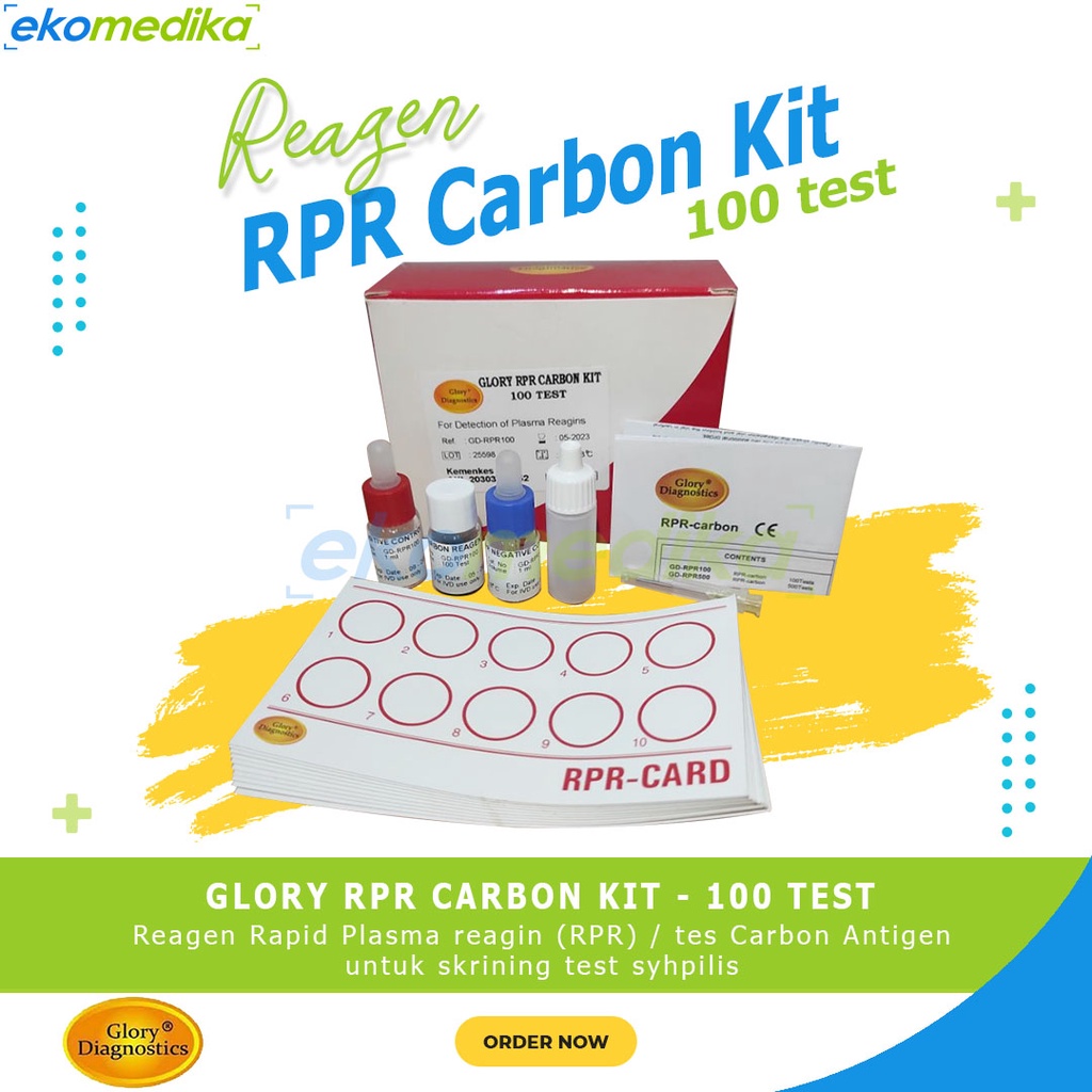 Jual RPR Carbon GLORY RPR Carbon Kit 100 Test ED 07/2028 | Shopee Indonesia