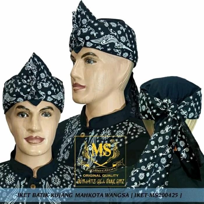 Jual Baju Koko Pangsi Sunda Kombinasi Batik Kujang Ready | Shopee Indonesia