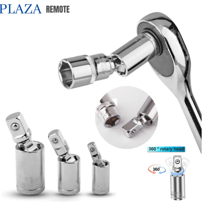 Jual EXTENTION BAR JOINT SILVER SOCKET UNIVERSAL 1/4 1/2 3/8 ADAPTER ...