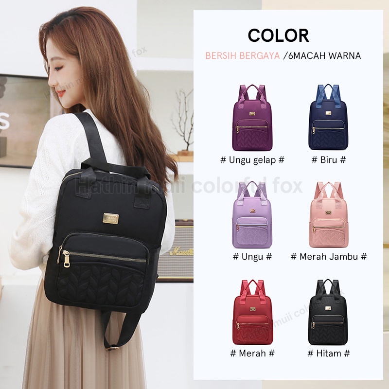 Jual X2286 tas ransel laptop 14 inch wanita BAG terbaru merk tracker