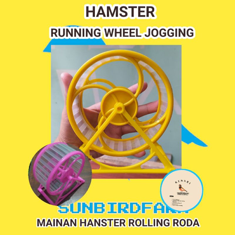 Jual READY MAINAN RODA BERPUTAR HAMSTER / RUNNING WHEEL HAMSTER ...