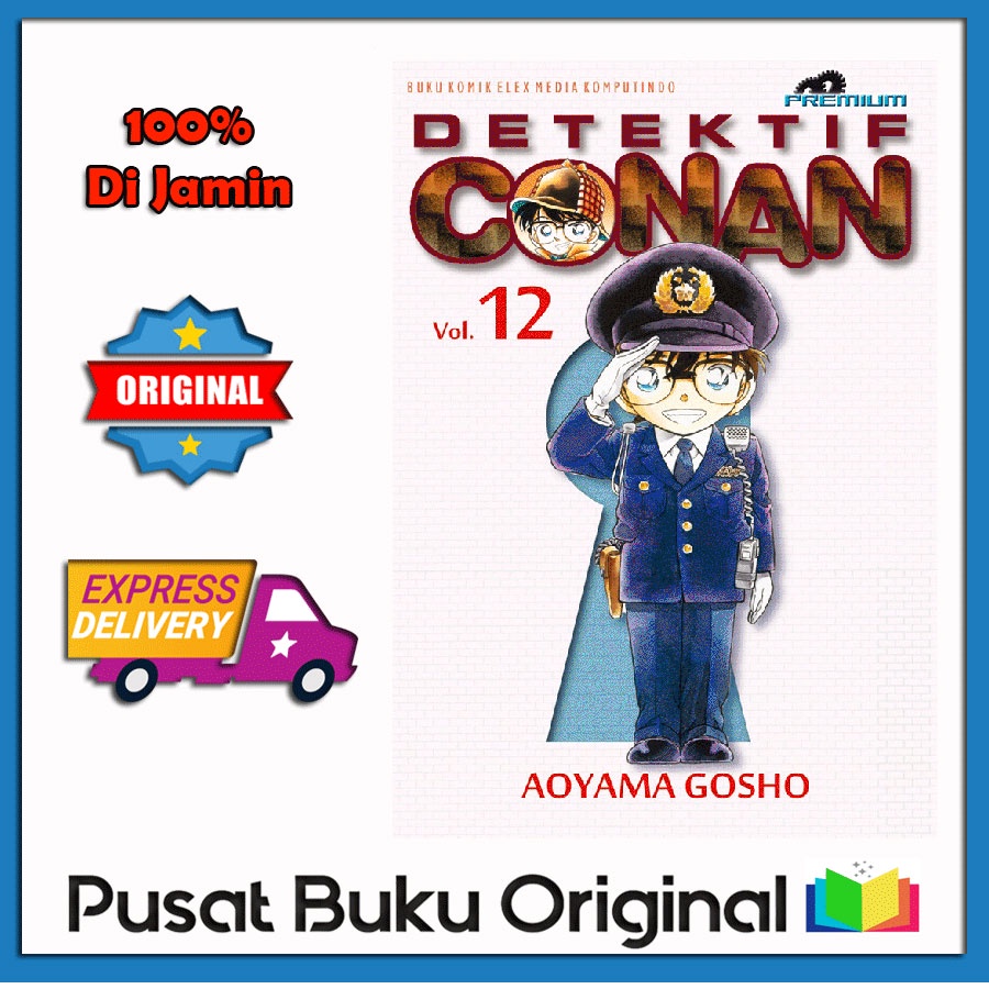 Jual Buku, Komik Detektif Conan Premium 12 - Original | Shopee Indonesia