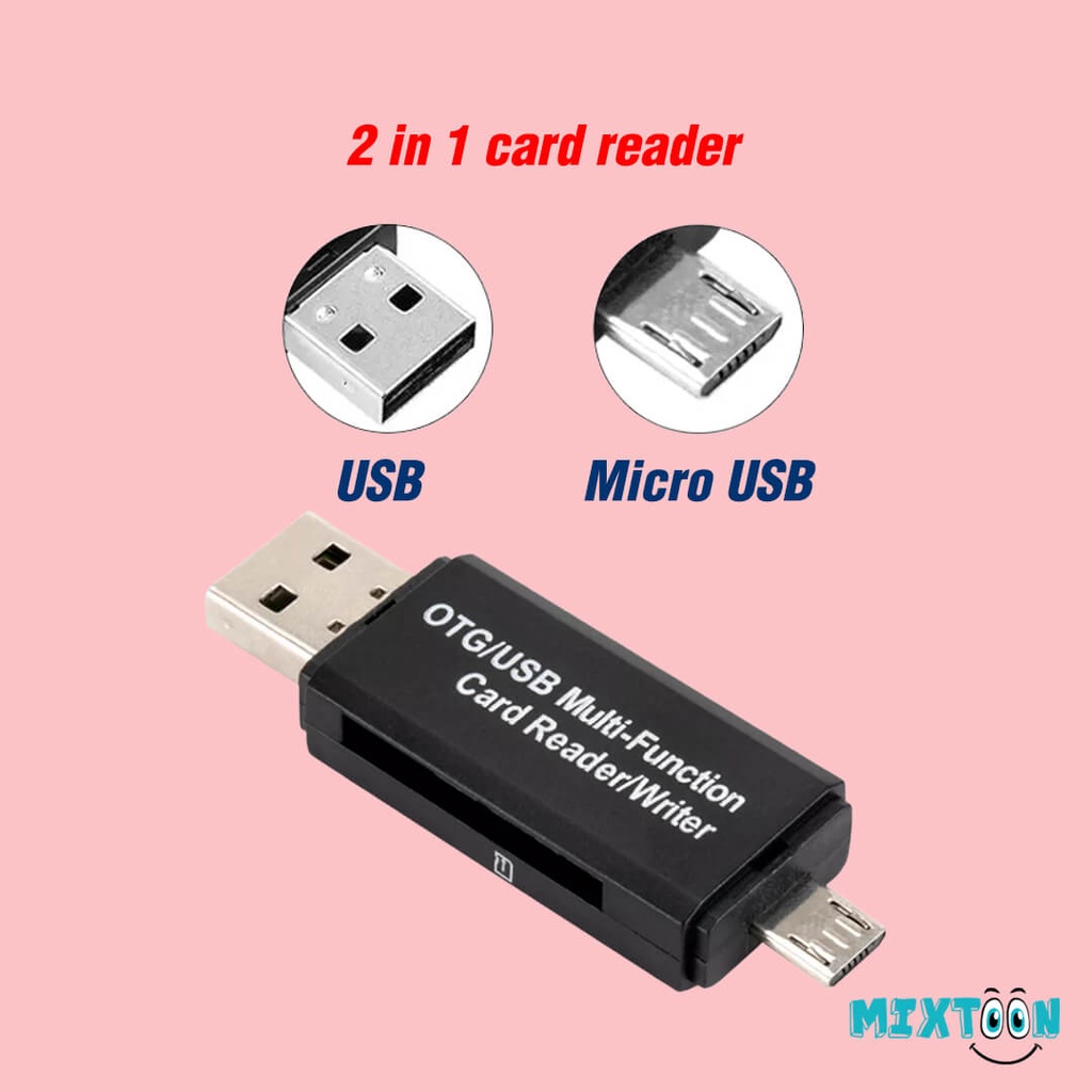 Jual Card Reader Micro SD Card Rider SD | Memory Raider OTG USB ...