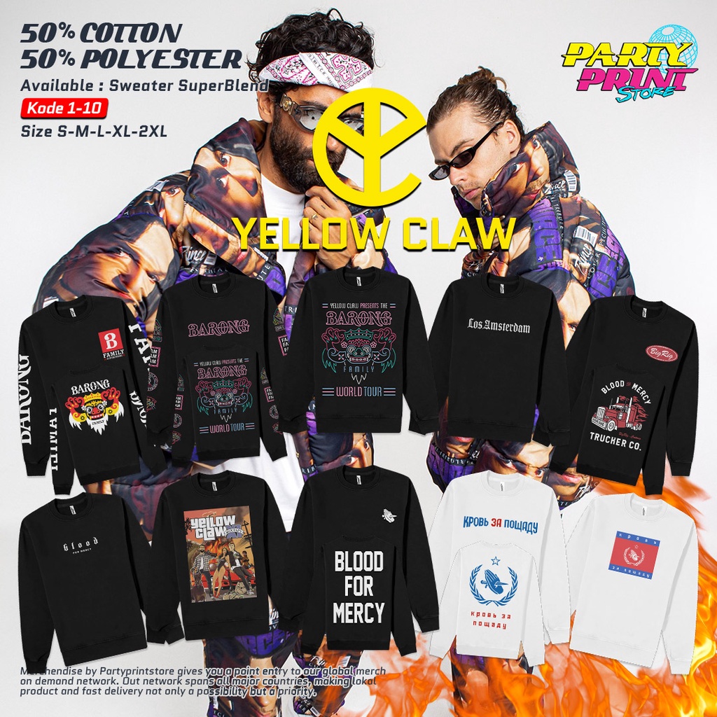 Sweater clearance yellow claw