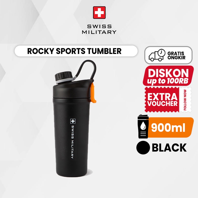 Jual SWISS MILITARY ROCKY SPORTS TUMBLER 900ML Shopee Indonesia