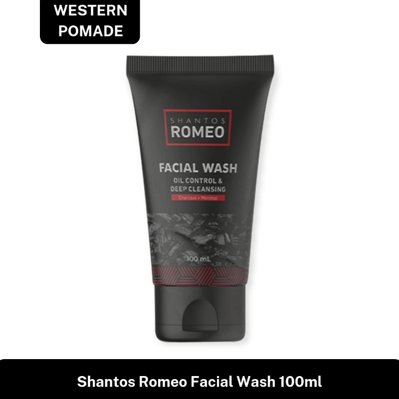 Jual Shantos Romeo Facial Wash Oil Control & Deep Cleansing 100ml With ...
