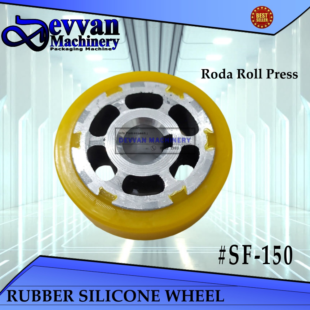 Jual Rubber Silicone Wheel Roda Roll Karet Continuous Sealer SF-150 ...