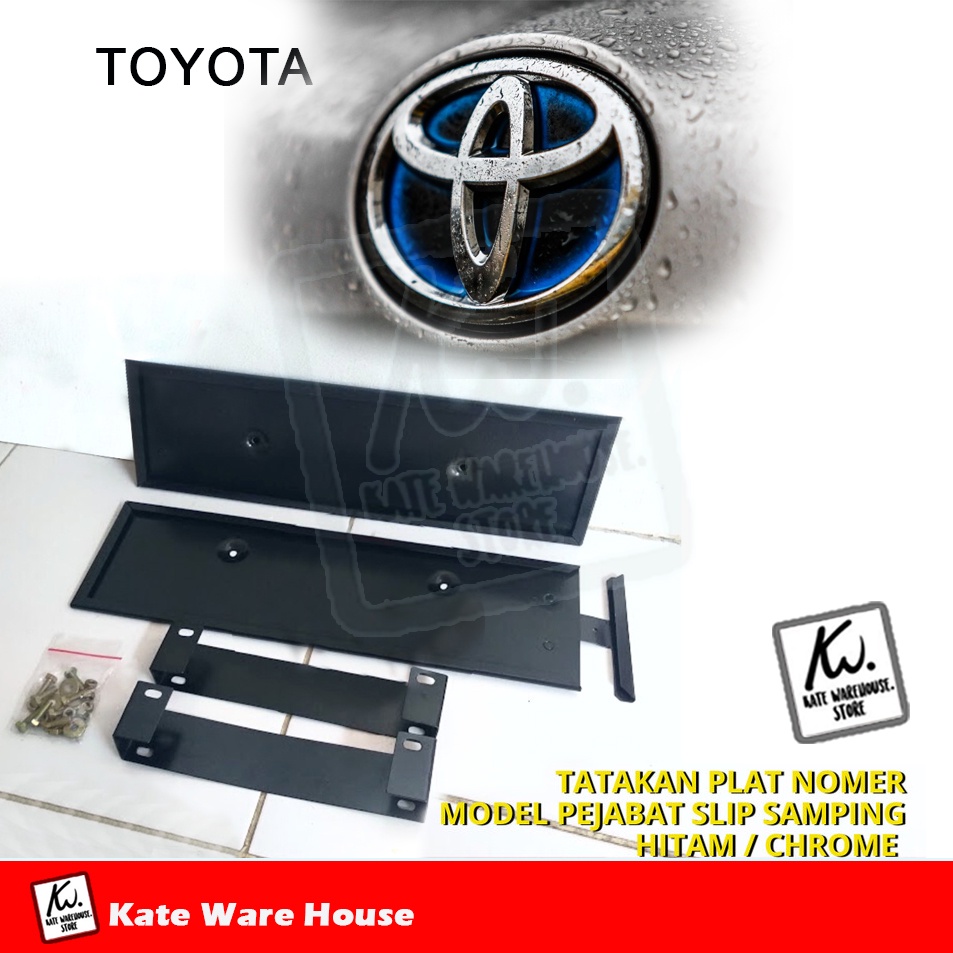 Jual Tatakan Plat Nomer Model Pejabat Mobil All Toyota Shopee Indonesia