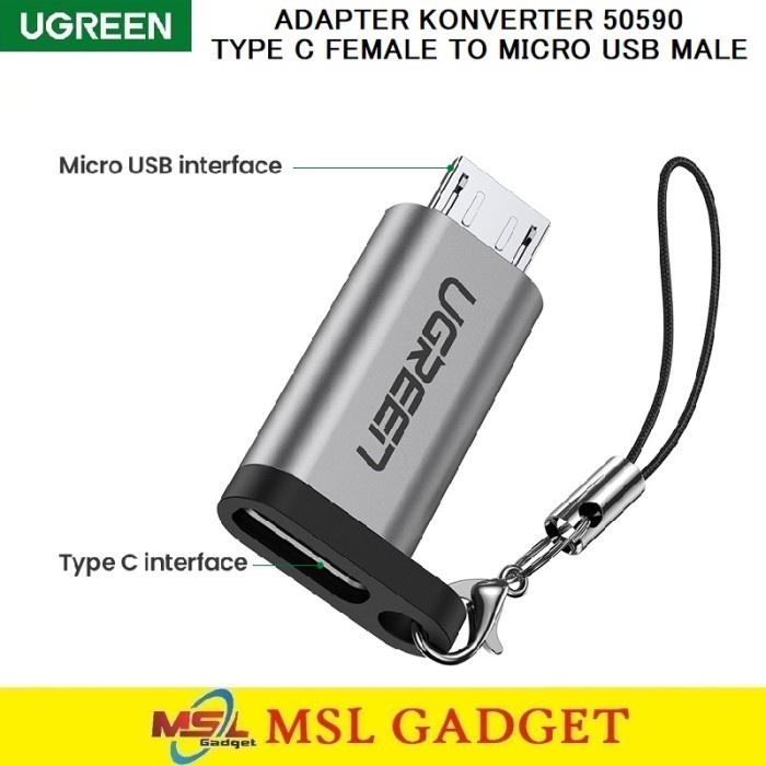Ugreen OTG Adapter/Adapter 15cm USB-C (Stecker) Auf USB-A (Buchse