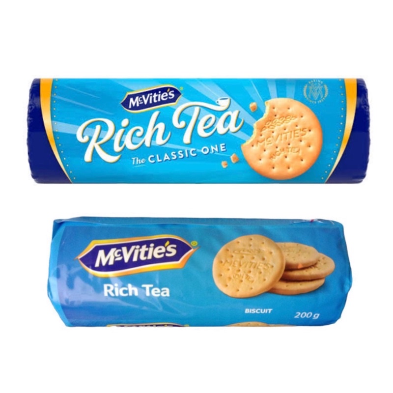 Jual Mcvities Rich Tea Biscuit 200 Gr 300gr Biskuit Dengan Rasa Teh Mcvities Mc Vities