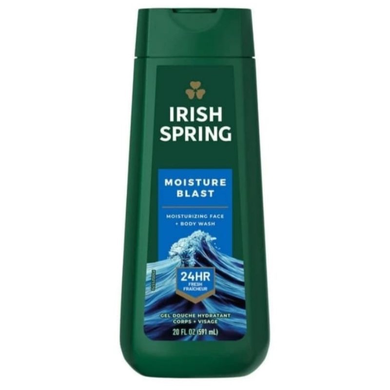 Jual Irish Spring Face + Body Wash Moisture Blast Body Wash 20 Oz 591 ...