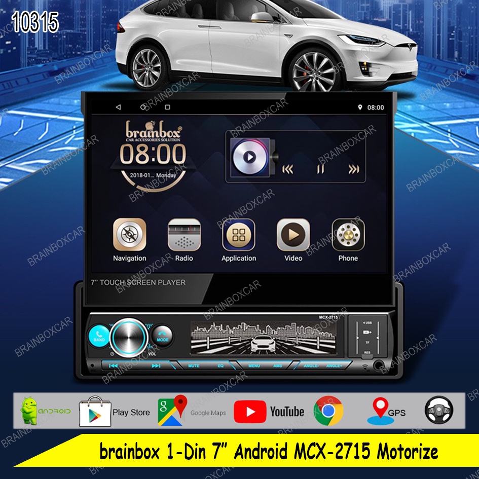 Jual TV Mobil Tape Headunit Android MCX-2715 7inch 1-Din Single Din ...